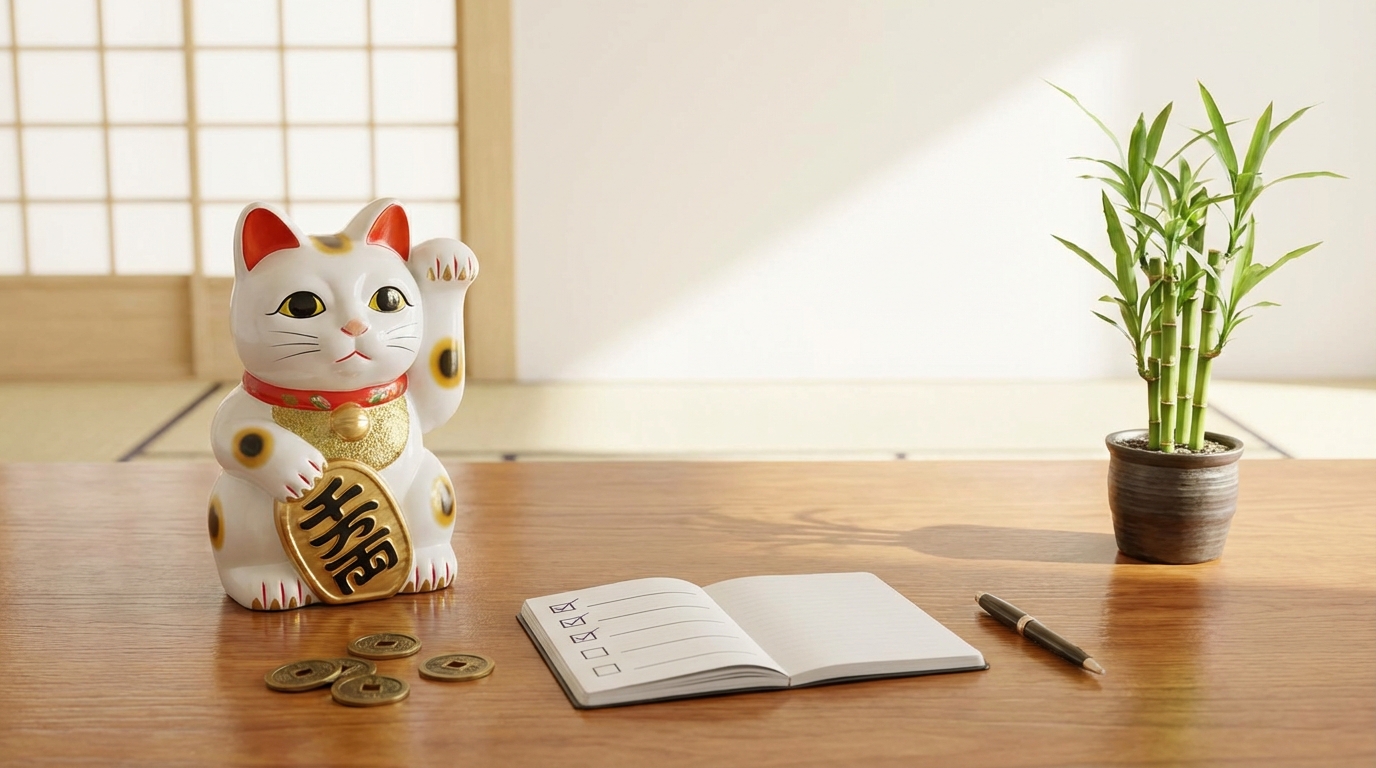 今すぐ確認！招き猫の風水セルフチェックリスト