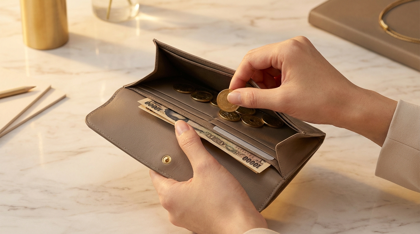 グレージュ財布の金運を高める正しい使い方