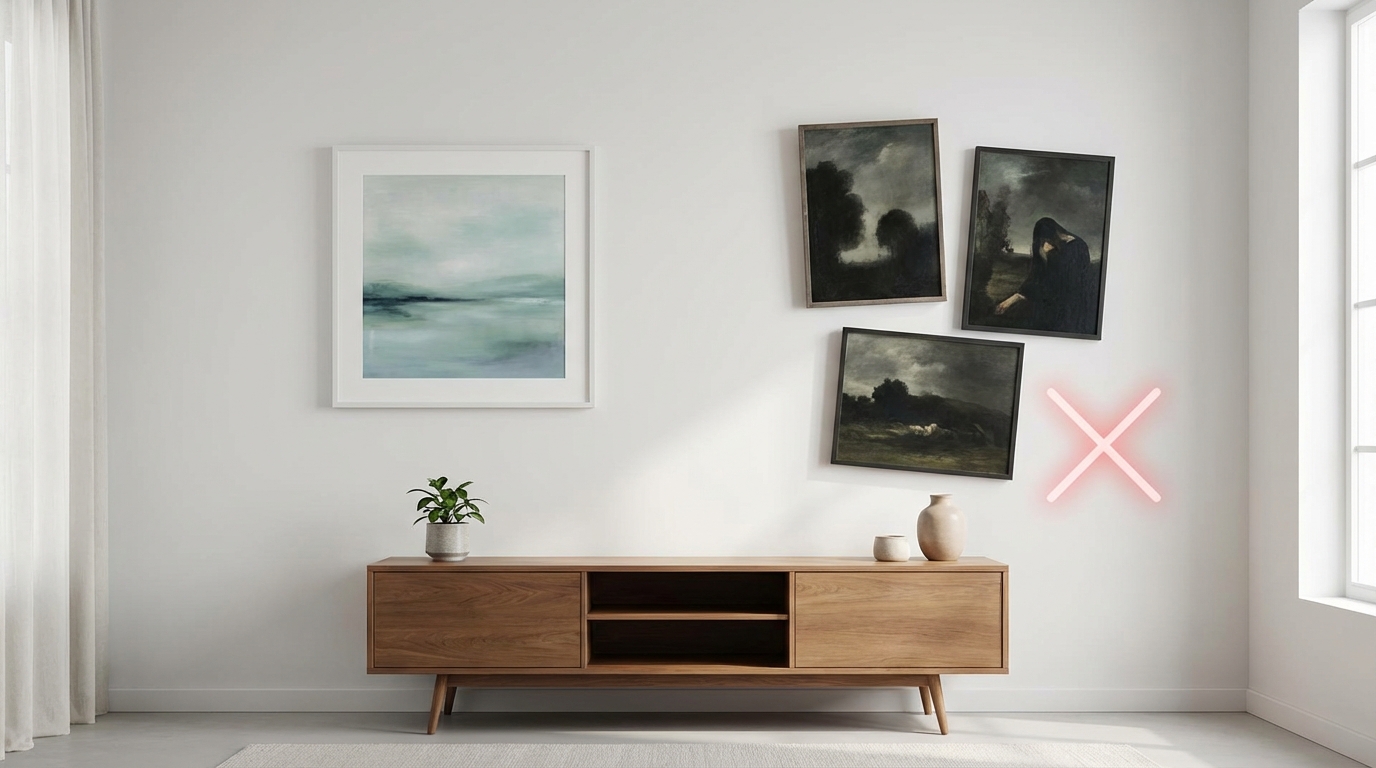 風水でNGな絵画と飾り方｜避けるべきポイント