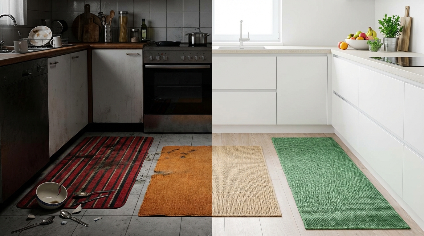 風水的にNGなキッチンマットの色と特徴