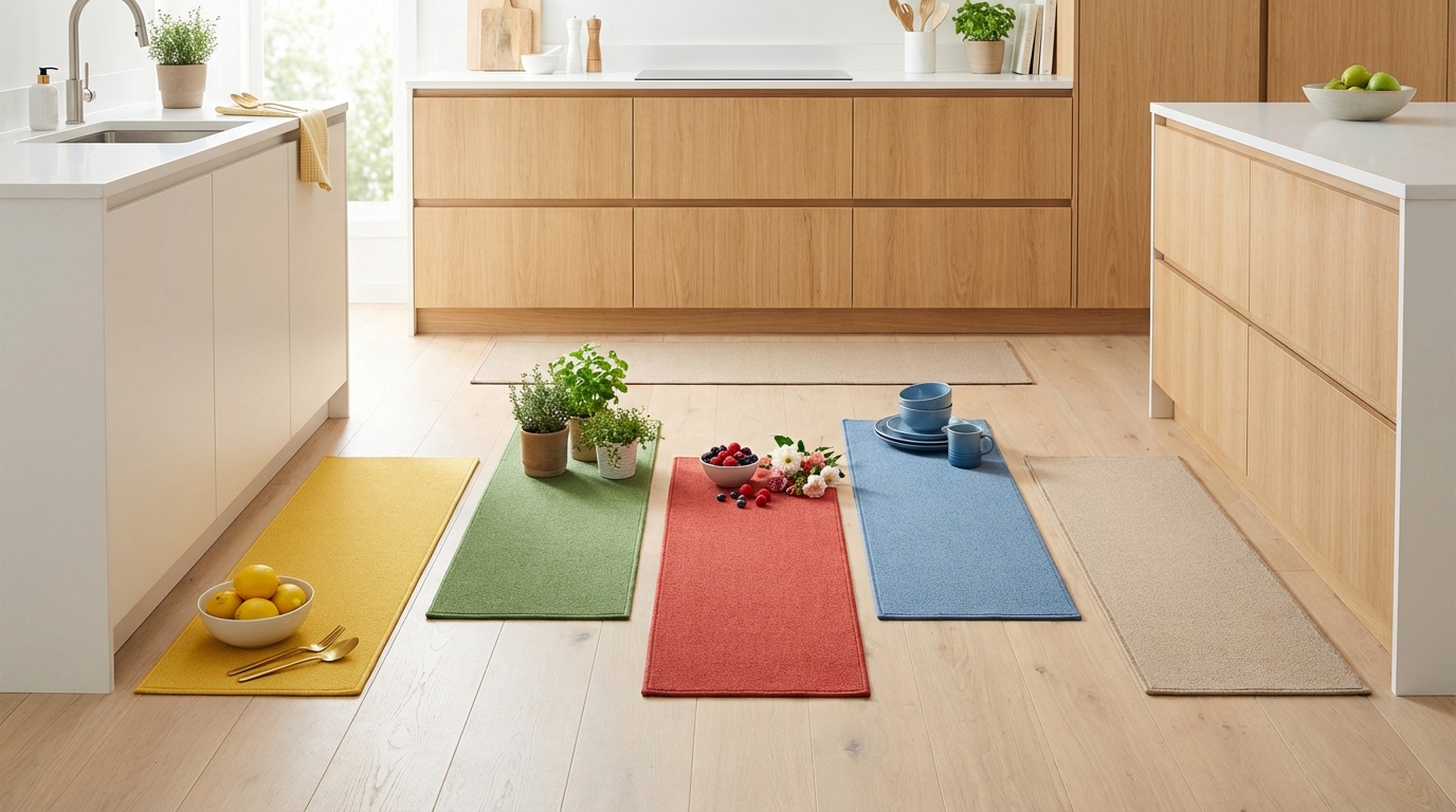 【目的別】運気を上げるキッチンマットの色ガイド