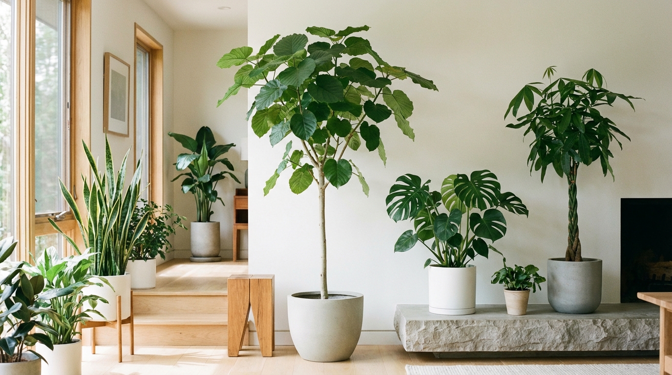 ウンベラータと他の観葉植物の風水効果を比較