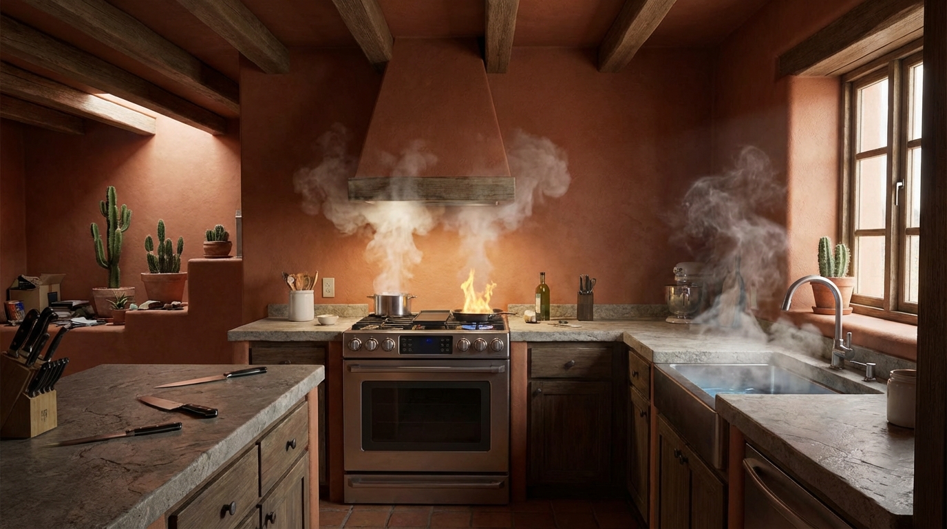 南西キッチンでやってはいけない風水NG行動5つ