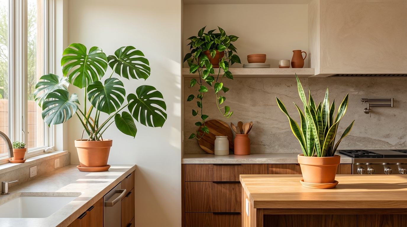 南西キッチンにおすすめの観葉植物3選