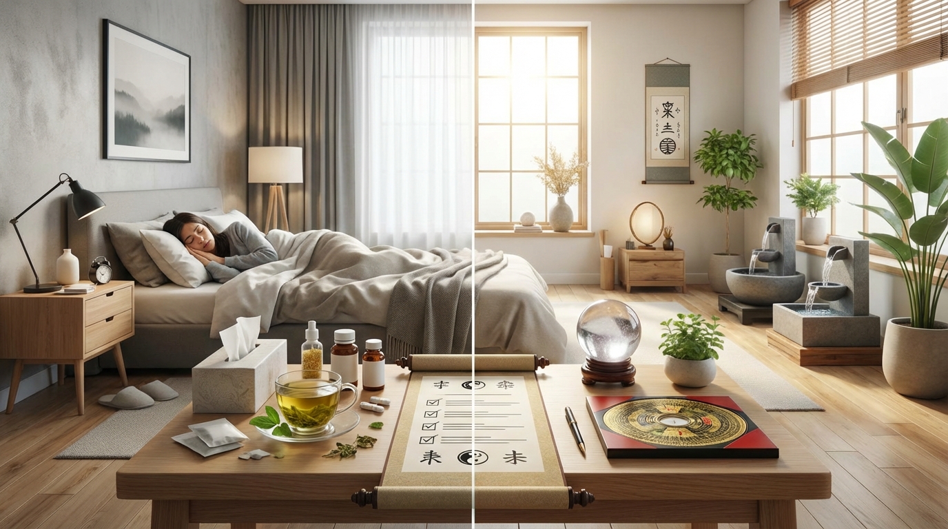 【症状別】体調不良タイプと風水的原因チェックリスト