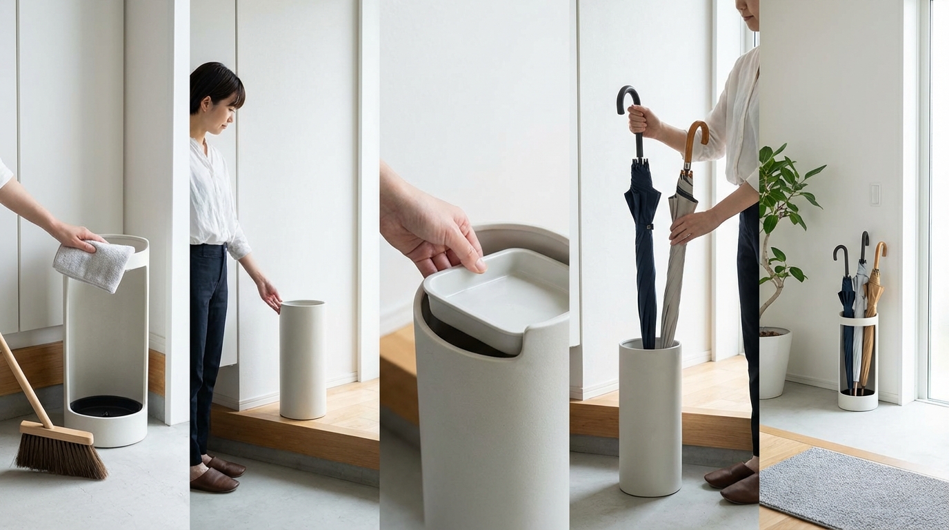 今日からできる！傘立ての正しい置き方5ステップ