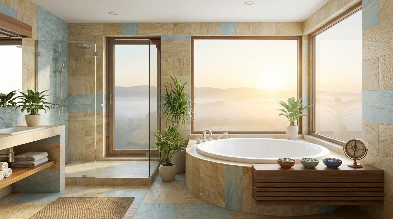 北東のお風呂を風水カラーで整える具体的な方法