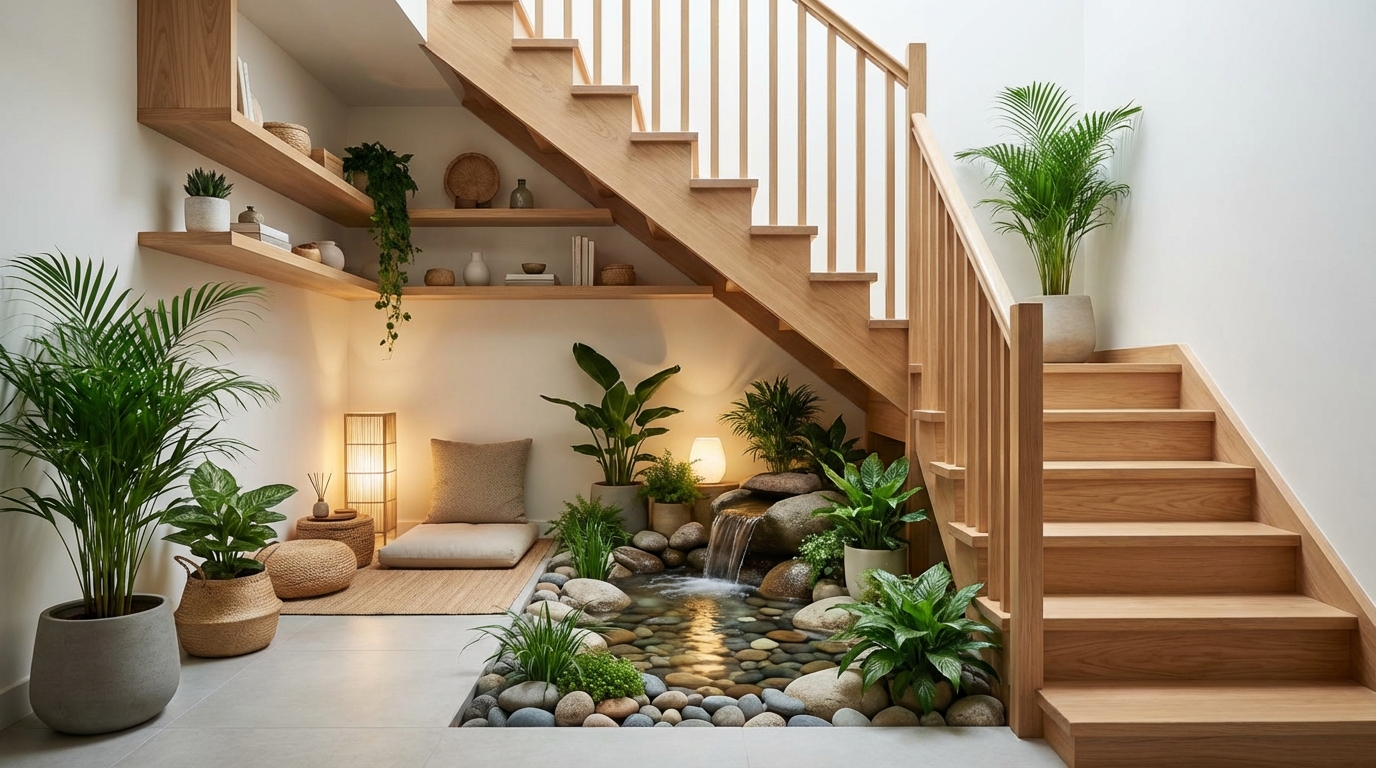 階段下スペースの風水的な活用法