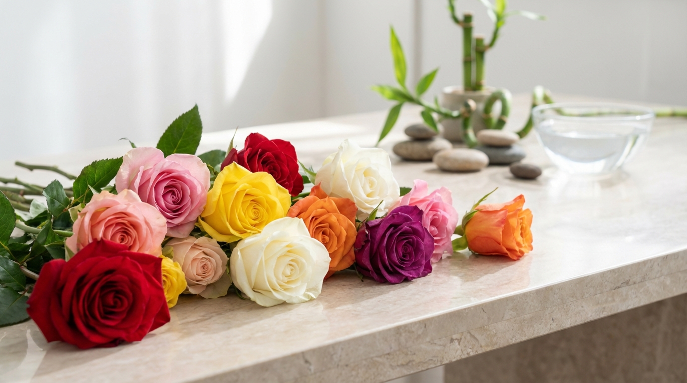 【色別】バラの風水効果一覧｜目的に合わせた色の選び方