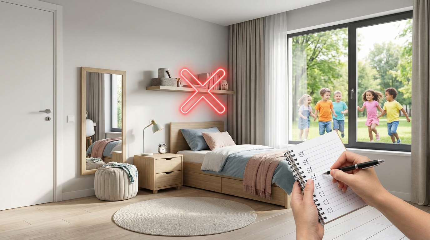 子供の人間関係運を下げるNG風水チェックリスト