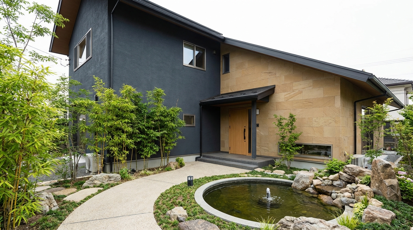 ツートンカラーの外壁を風水で選ぶ方法