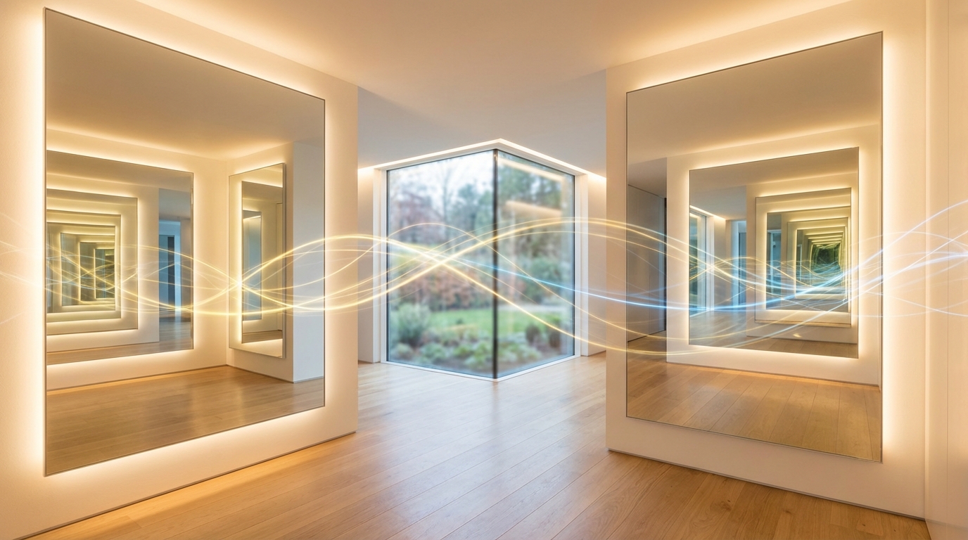 【場所別】合わせ鏡の風水的な影響度と優先対処順位