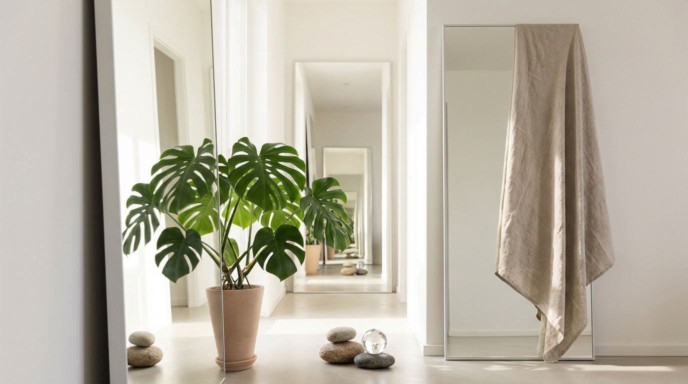 今日からできる！合わせ鏡の風水対処法5選【難易度別】