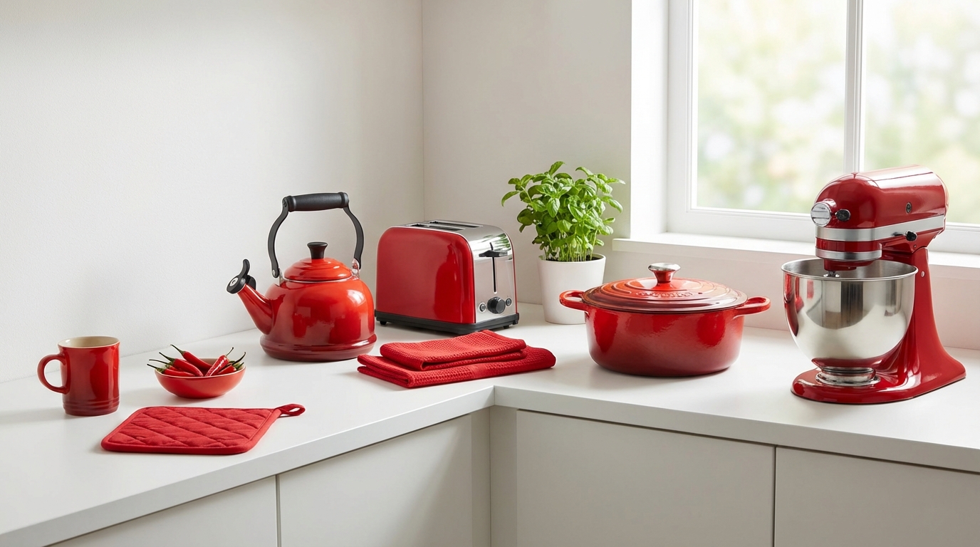 【予算別】キッチンの風水に効く赤アイテムの選び方