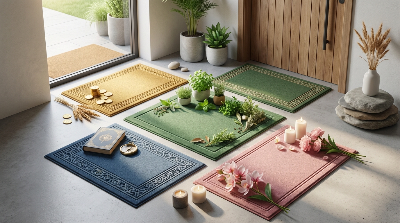 【運気別】北玄関マットの色の選び方早見表