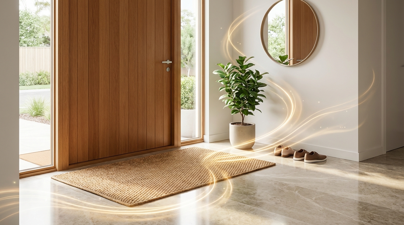 風水効果を高める玄関マットの正しい置き方【図解付き】