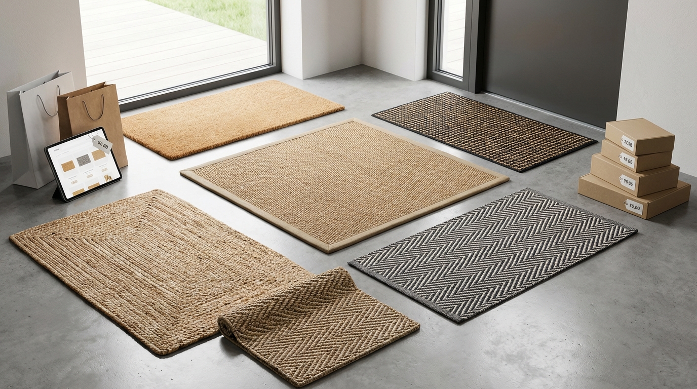 玄関マットはどこで買う？購入先と価格帯の目安