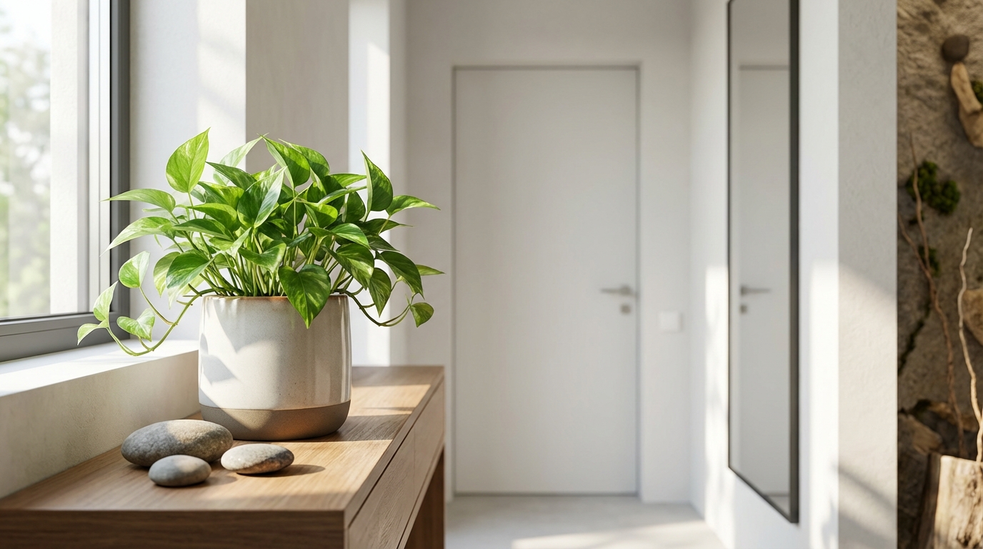 【結論】ポトスは玄関に置いてOK！風水で推奨される3つの理由