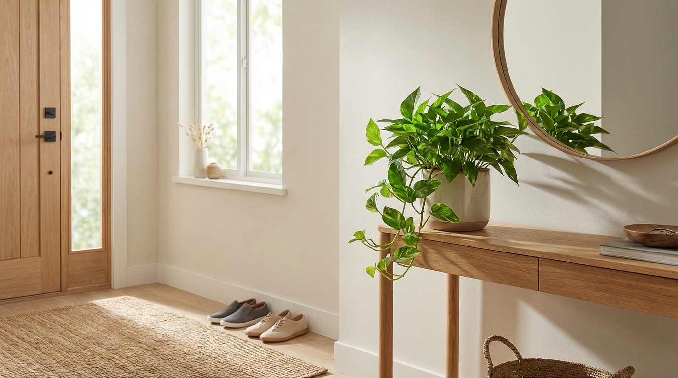 玄関にポトスを置く風水的メリット｜なぜ玄関が重要なのか