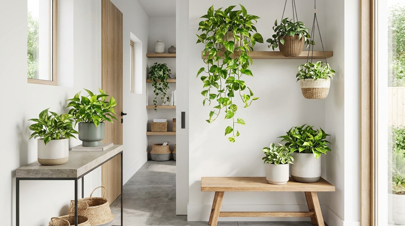 【実践】玄関でのポトスの置き方・飾り方ガイド｜風水効果を最大化するコツ