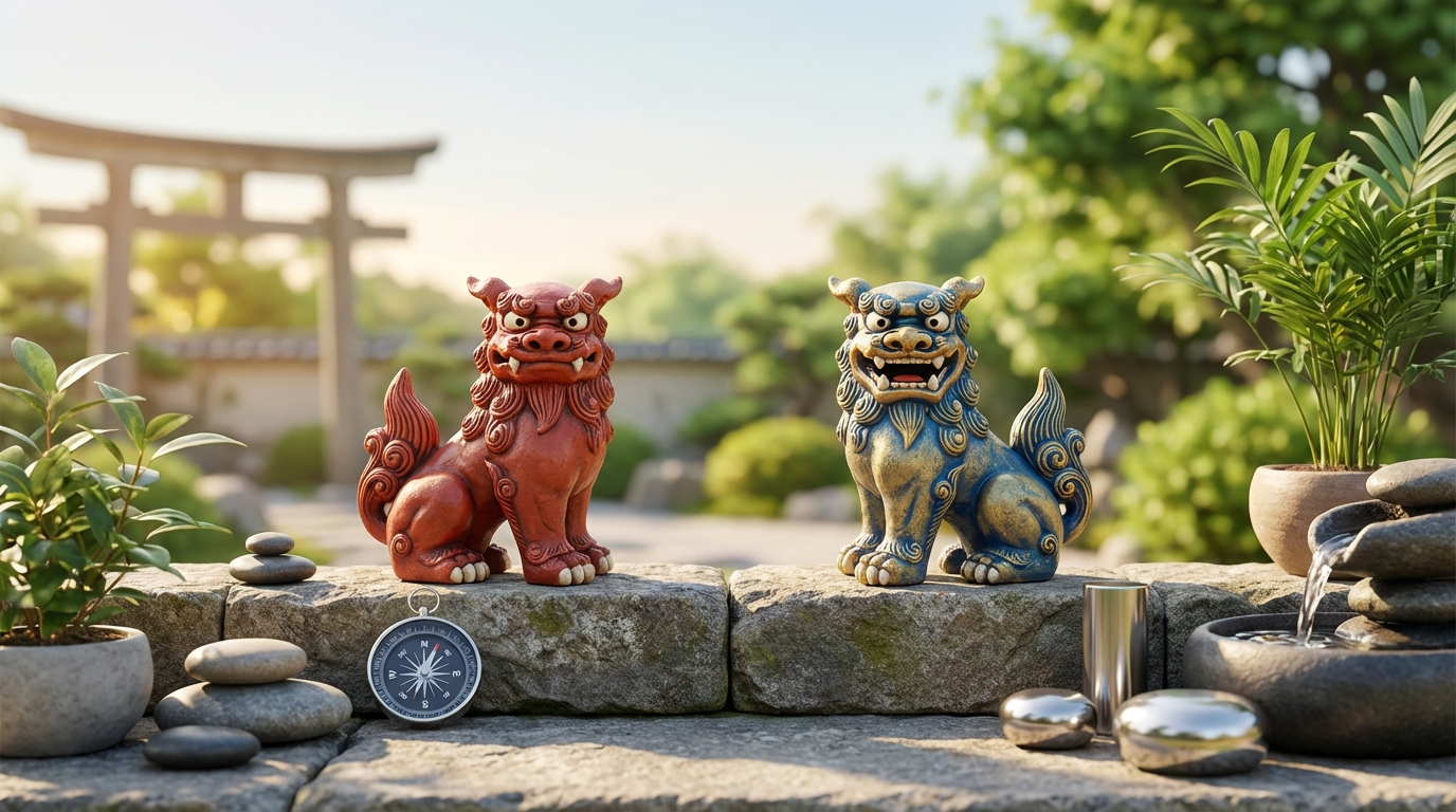 シーサーの色と風水の基礎知識