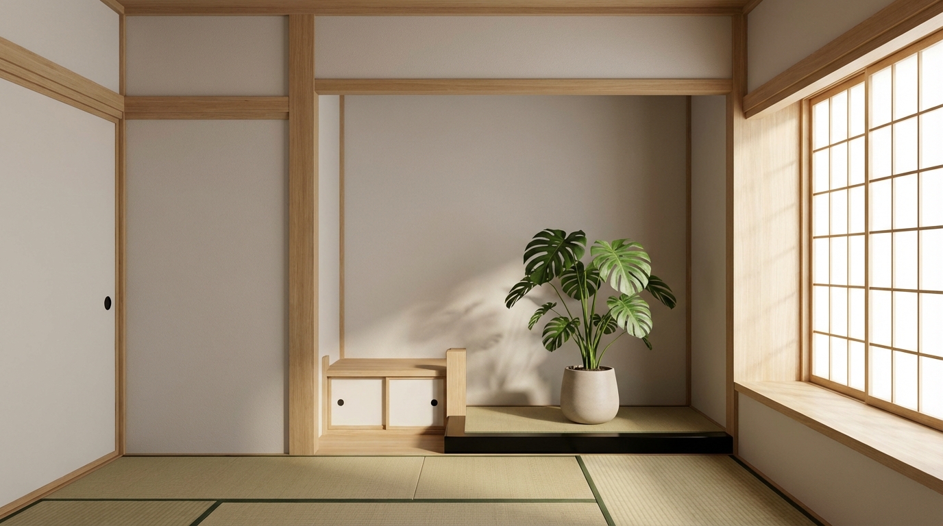 床の間×観葉植物は風水的にOK？結論と3つの基本ルール