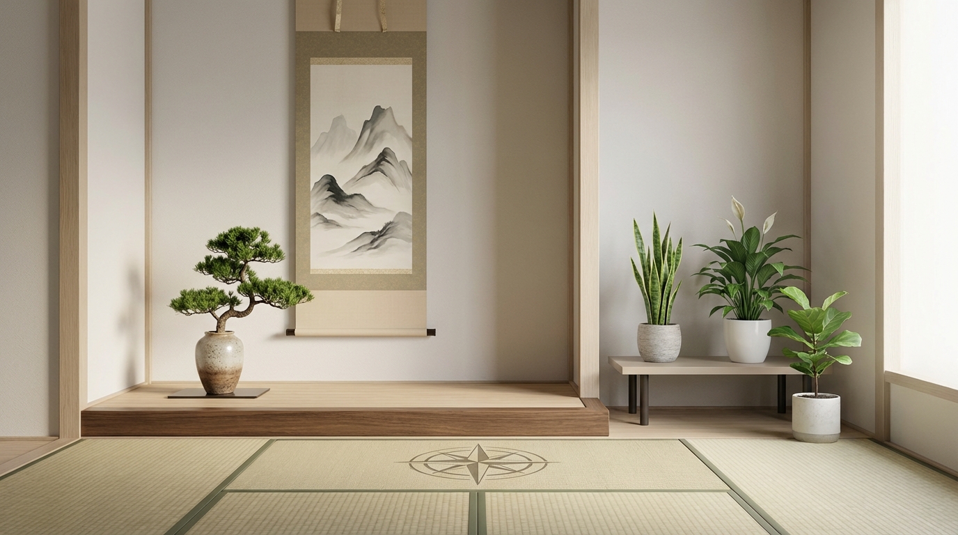 【方角別】床の間に置くべき観葉植物の風水的な選び方