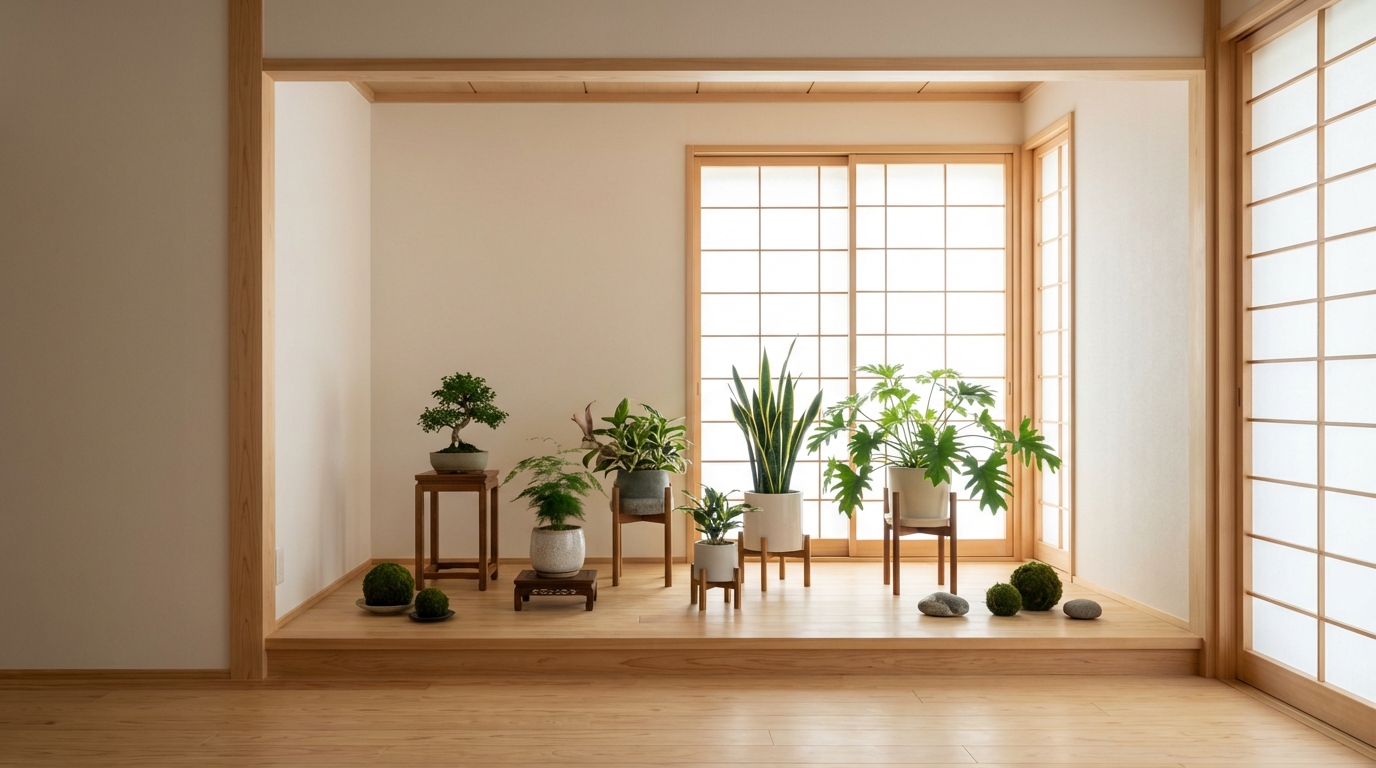 床の間におすすめの観葉植物7選【風水効果・育てやすさ別】