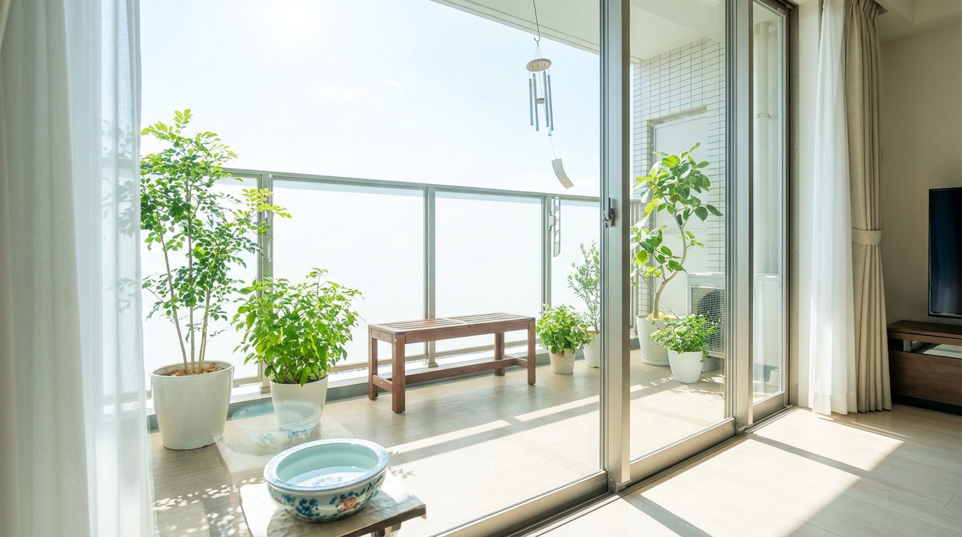 なぜベランダ掃除が風水で重要なのか