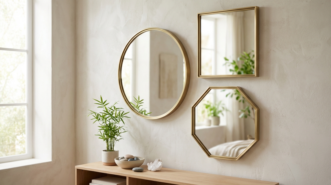 丸・四角・八角｜風水における鏡の形状別効果を比較