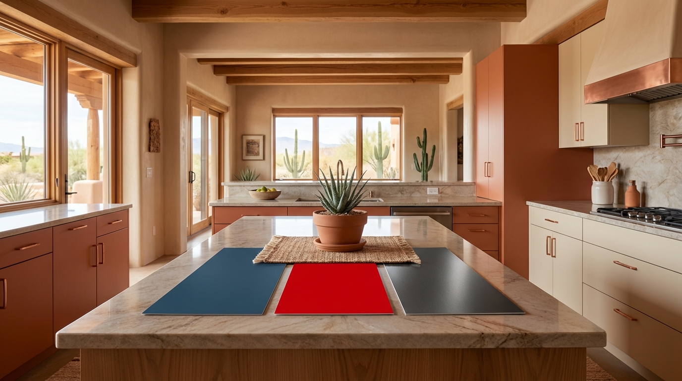 南西キッチンで避けるべき風水のNGカラー3つ