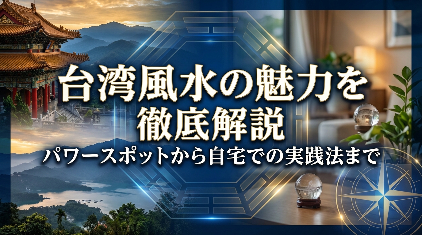 台湾風水の魅力を徹底解説｜パワースポットから自宅での実践法まで