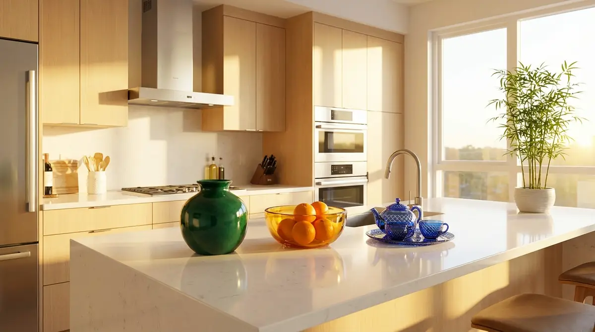 南東キッチンの運気を高めるラッキーカラー3選