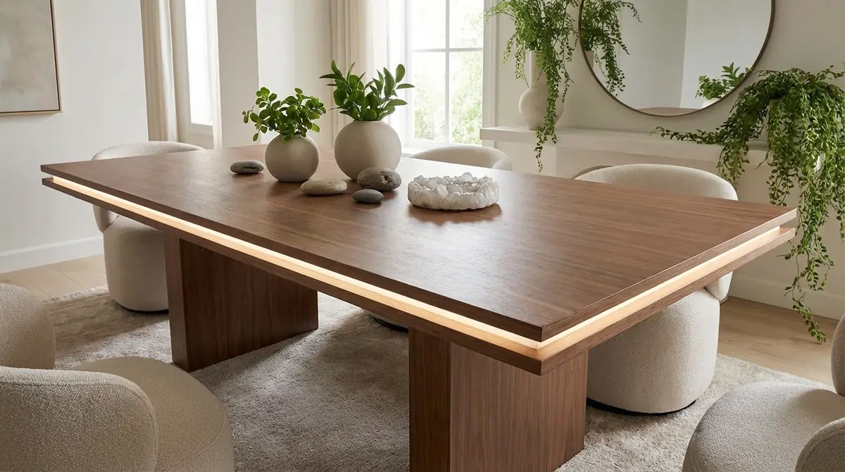 四角いテーブルは風水的に良くない？角の「殺気」を和らげる対策