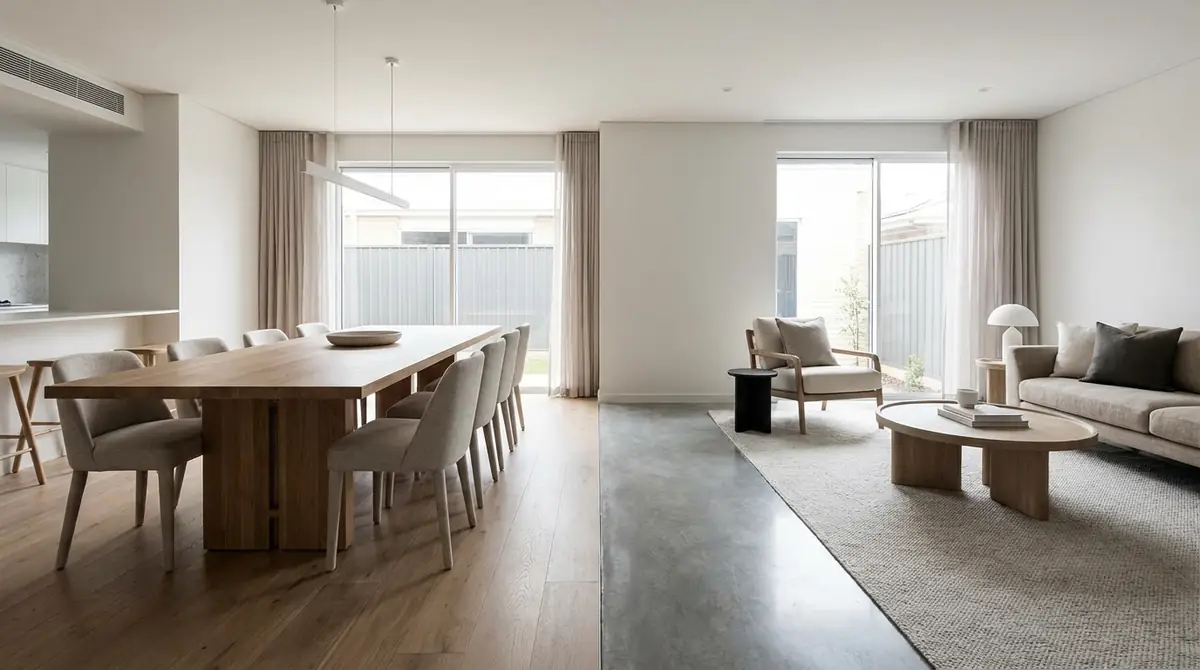 ダイニングとリビングで違う｜用途別テーブルの形の選び方