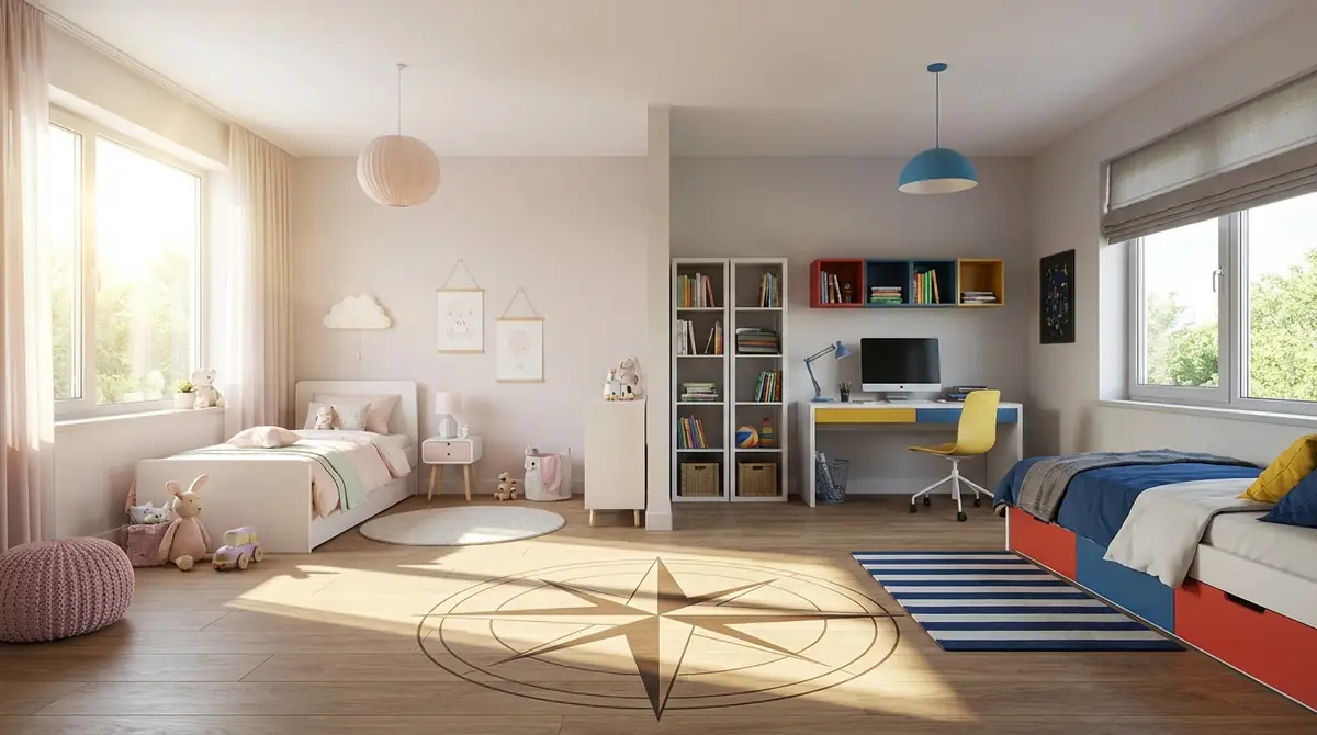 【男女別・年齢別】子供部屋の方角の選び方