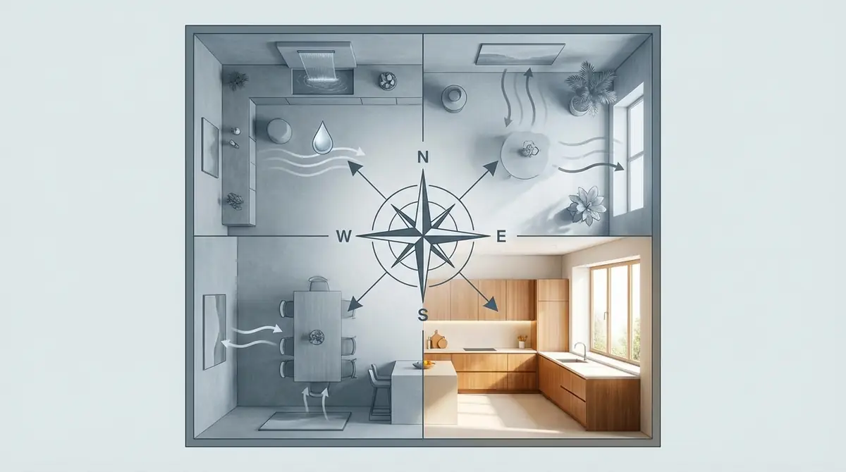 南キッチンと他の方角を風水で比較｜最適な間取りとは