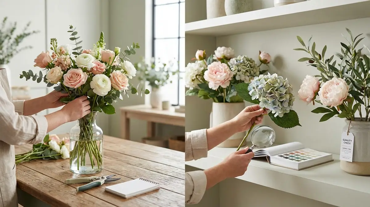 花の入手方法と造花を選ぶときの注意点