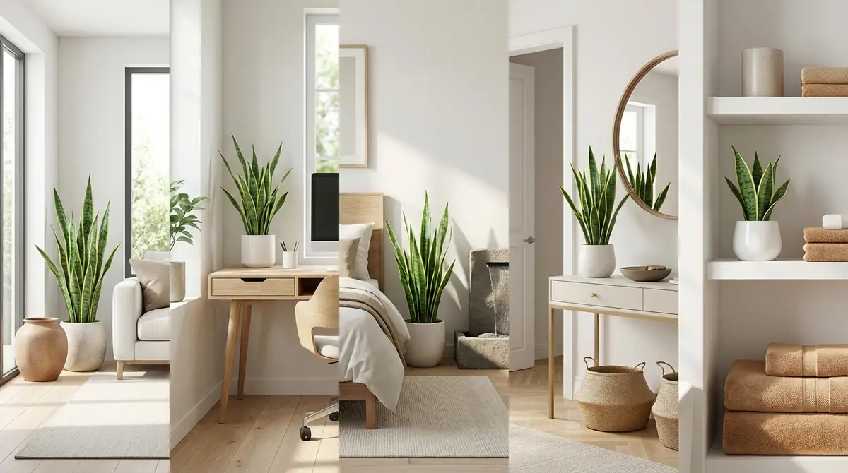 【結論】サンスベリアの風水効果が高まる置き場所ベスト5