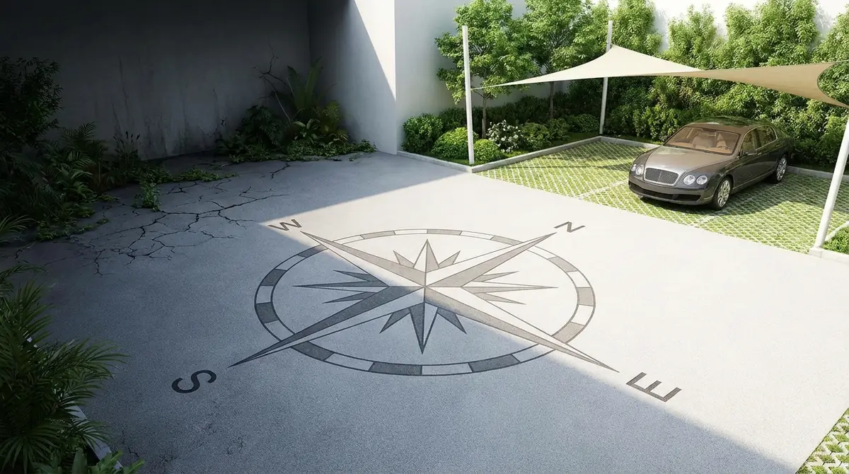 【結論】駐車場に良い方角・避けたい方角を一覧で紹介