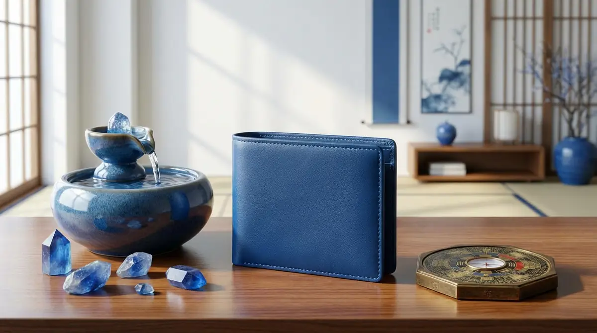風水における青色の意味と財布への影響