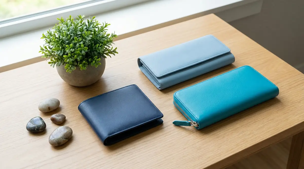【色味別】青い財布の風水効果｜ネイビー・水色・ターコイズの違い