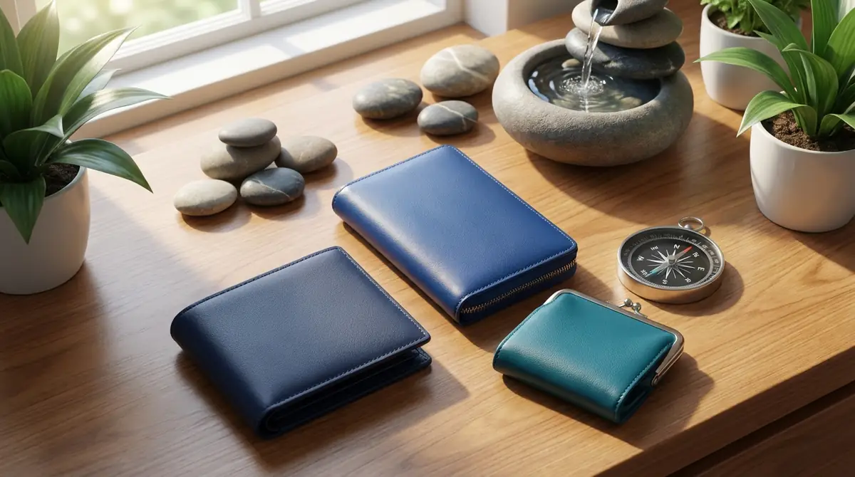 風水効果を高める青い財布の選び方3つのポイント