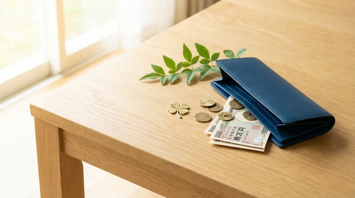 青い財布の使い始めと金運アップの使い方