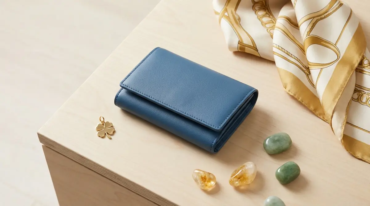 青い財布と相性の良い開運アイテム・色の組み合わせ