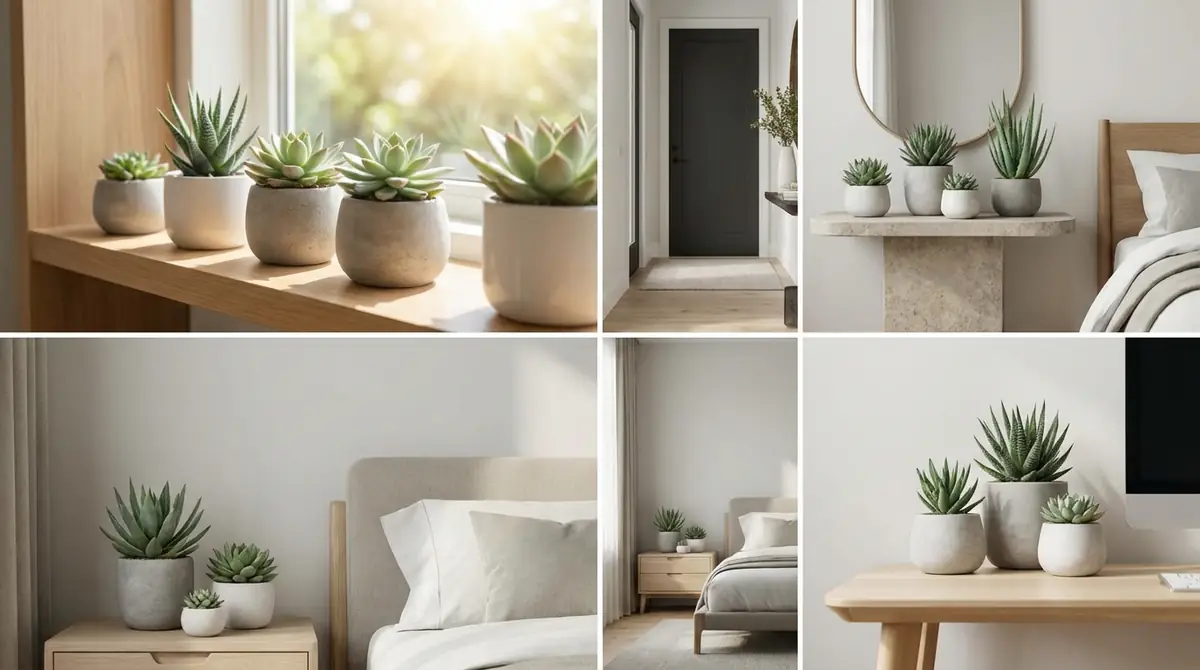 【場所別】多肉植物の風水効果と正しい置き方