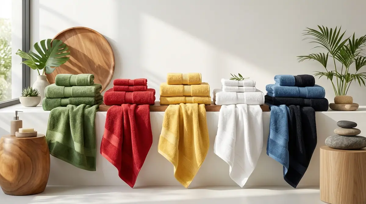 【色別】タオルの色が持つ風水的な意味と効果一覧