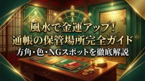 風水で金運アップ！通帳の保管場所完全ガイド｜方角・色・NGスポットを徹底解説