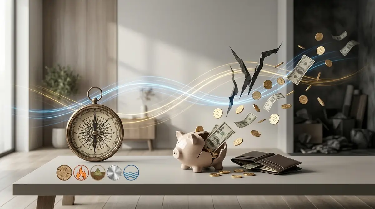 なぜ風水を整えないと貯金できない？金運が下がるメカニズム