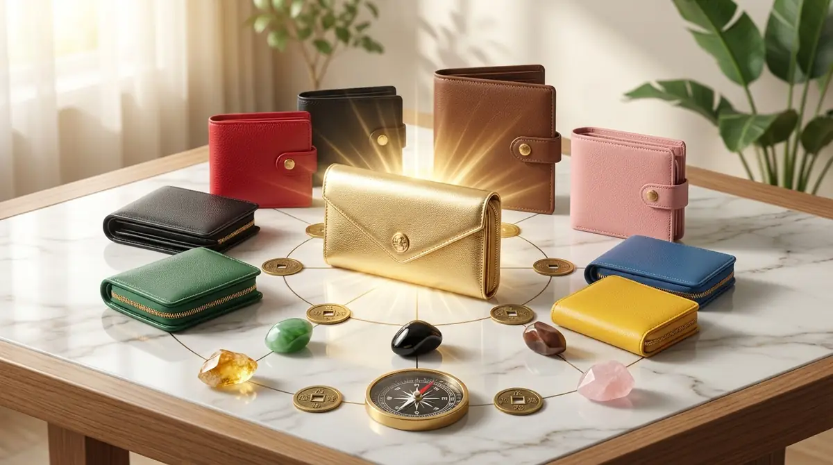 【比較表】風水で見る財布の色別効果一覧｜ゴールドの位置づけ